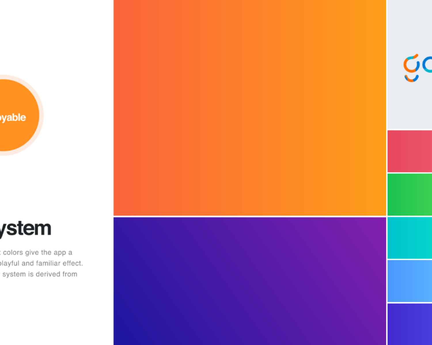 ux design strategy for garden - color system